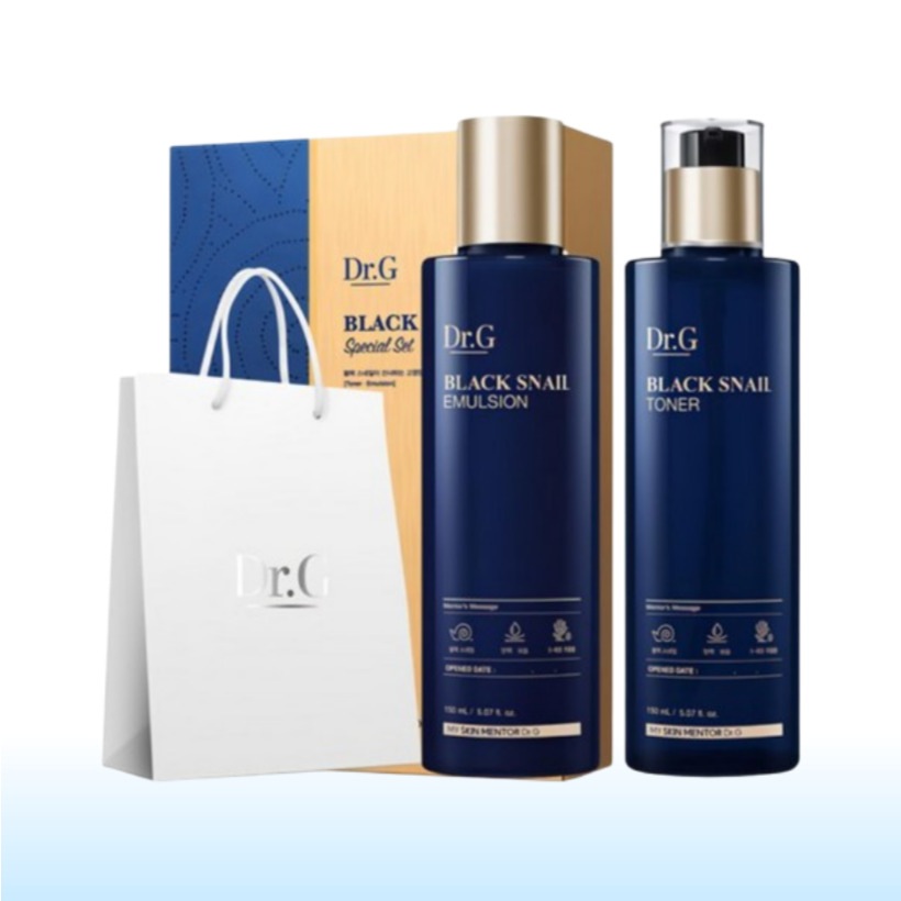 [スペシャル ギフトセット] ブラック スネイル トナー + エマルジョン (150ml+150ml) /韓国コスメ 人気トナー 人気ローション 人気エマルジョン スキンケアギフトセット おすすめ