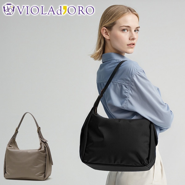 正規品 トートバッグ レディース A4 ファスナー付き 大きめ バッグ トート 軽量 肩掛け ファスナー 軽い ビアンカ 撥水 ワンハンドル BIANCA ナイロンホーボーバッグ V-2256