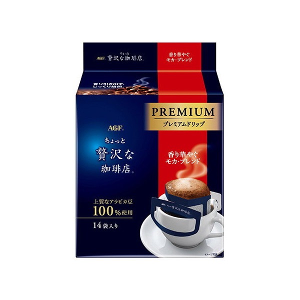 贅沢プレミアムドリップ華やぐモカ 14袋 x6 メーカー直送