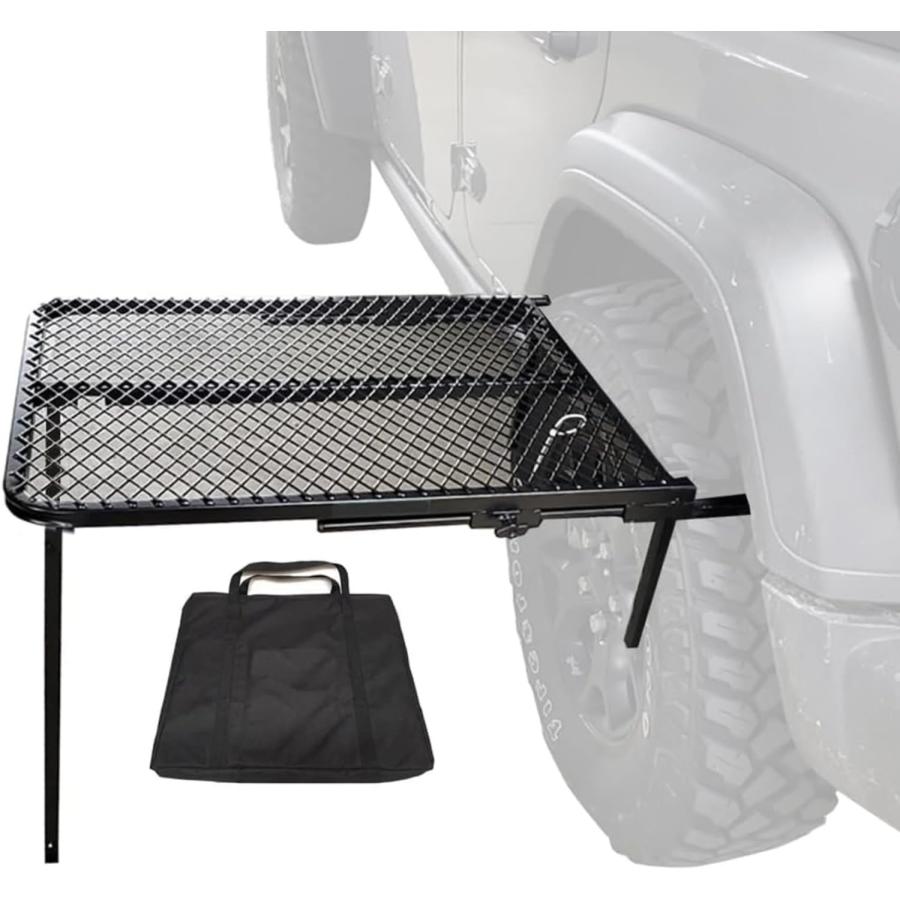 お財布に優しい折りたたみ式車用タイヤピクニックテーブルポータブルアイアンキャンプテーブル屋外軽量ダイニングテーブル高さ調節可能なタイヤデスクホイールテ 5,412円