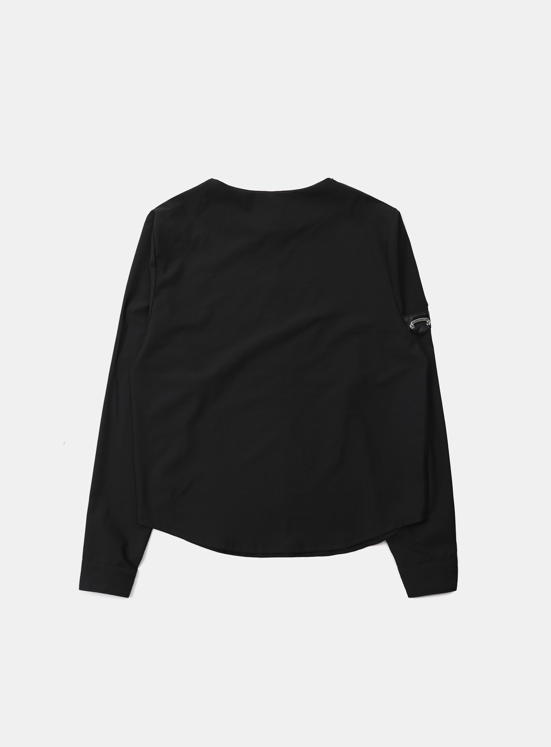 【BADBLOOD】 25FW VIPER LOGO BOAT NECK LONG SLEEVE : BLACK