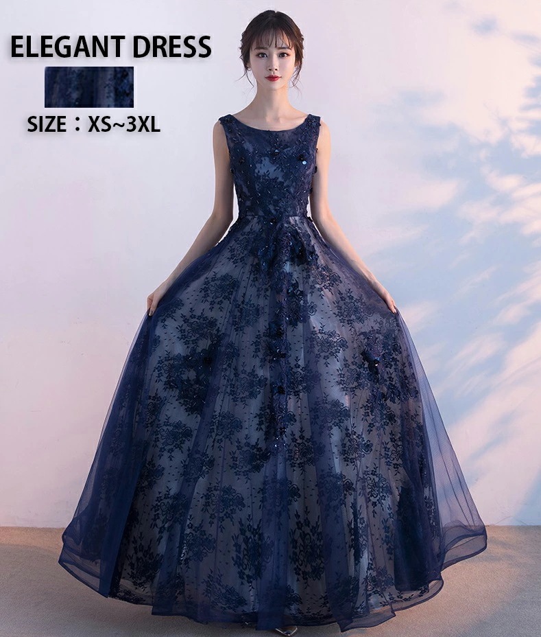 パーティードレス ロング 結婚式 ワンピース レディース イブイングドレス 衣装 演奏会 発表会 マキシ丈ワンピース ノースリーブ 大きいサイズ おしゃれ 上品 フォーマル お呼ばれ 成人式 二次会