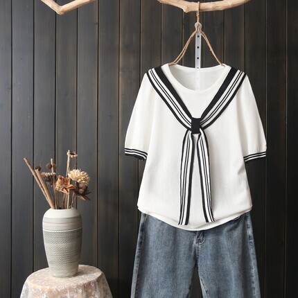 半袖Tシャツ トップス Tシャツ 袖あり 半袖 ラウンドネック ポリエステル かわいい 大人可愛い きれいめ シンプル カジュアル 大人 上品 おしゃれ お洒落 かっこいい レトロ 大人可愛い