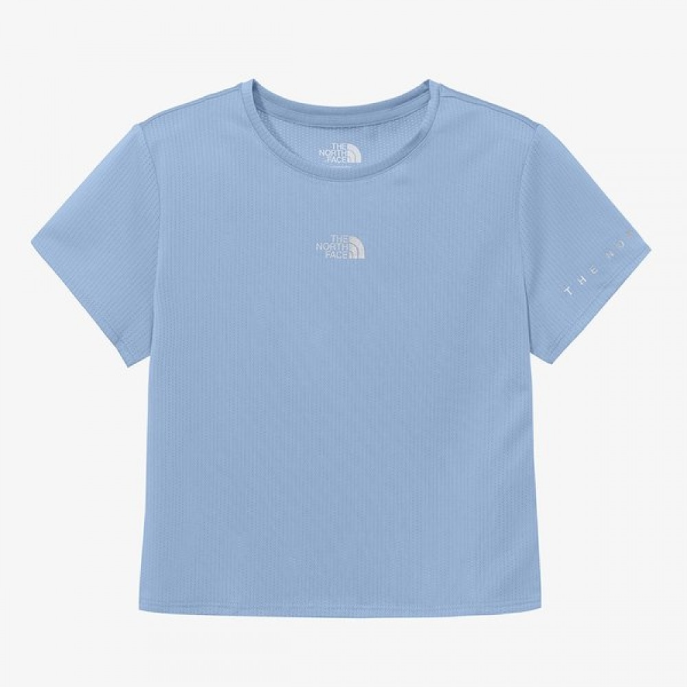 [ノースフェイス公式] NT7UR35M ホワイトレーベル女性用ベントラン半袖ラウンドTシャツ_パウダーブルー