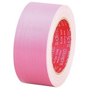 （まとめ） スリオンテック 布粘着テープ No.3390 50mm25m ピンク No.3390-50PK 1巻 10セット
