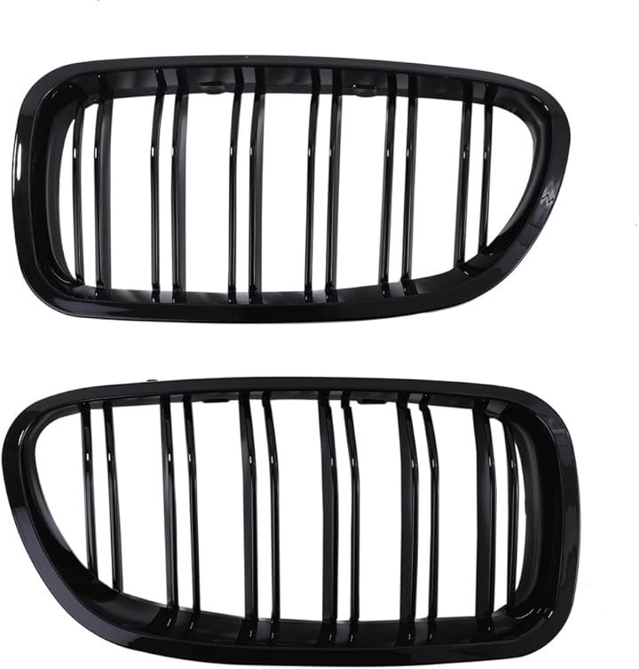 BMW Mスポーツ M5 ルック キドニー ダブルフィン グリル グロス ブラック 艶あり 黒 ABS製 5シリーズ F10 F11 F18(シフト ノブ ブーツ レバー 部品 ボルト)