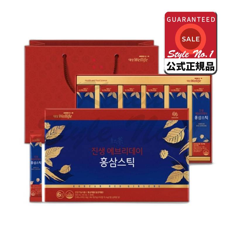 対象ウェルライフジンセンエブリデイ紅参スティック+ショッピングバッグ300ml