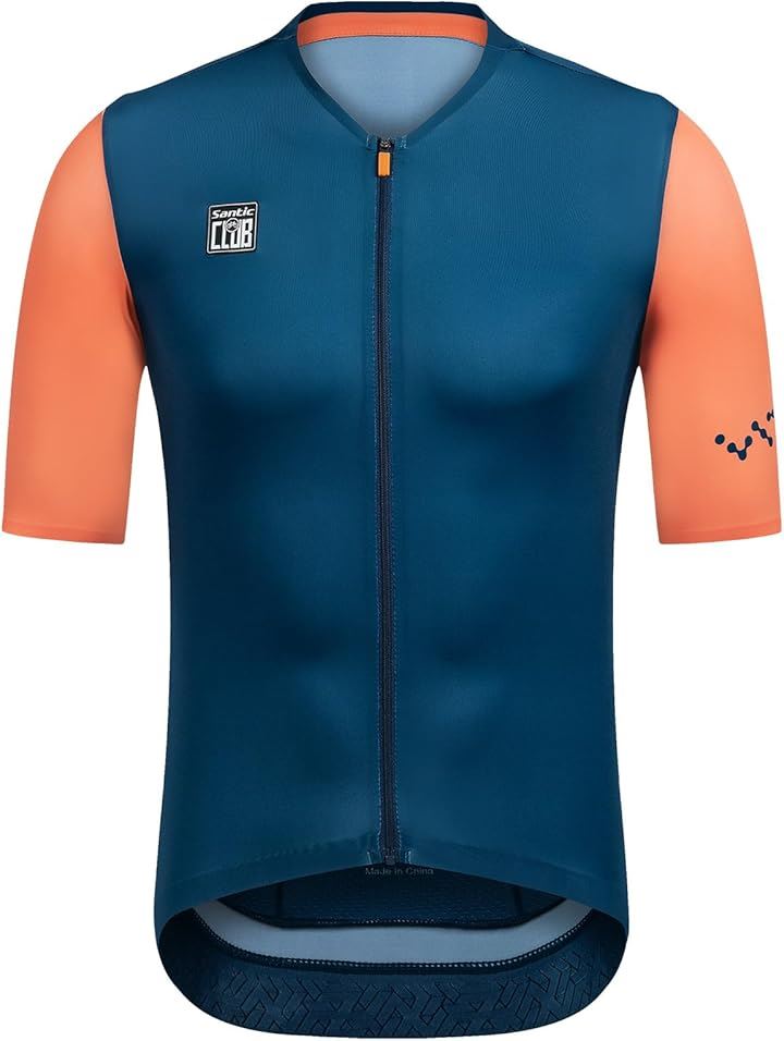 サイクルジャージ 半袖 サイクルウェア サイクリング 自転車 ロードバイク 夏(ブルー, XL) 5,377円