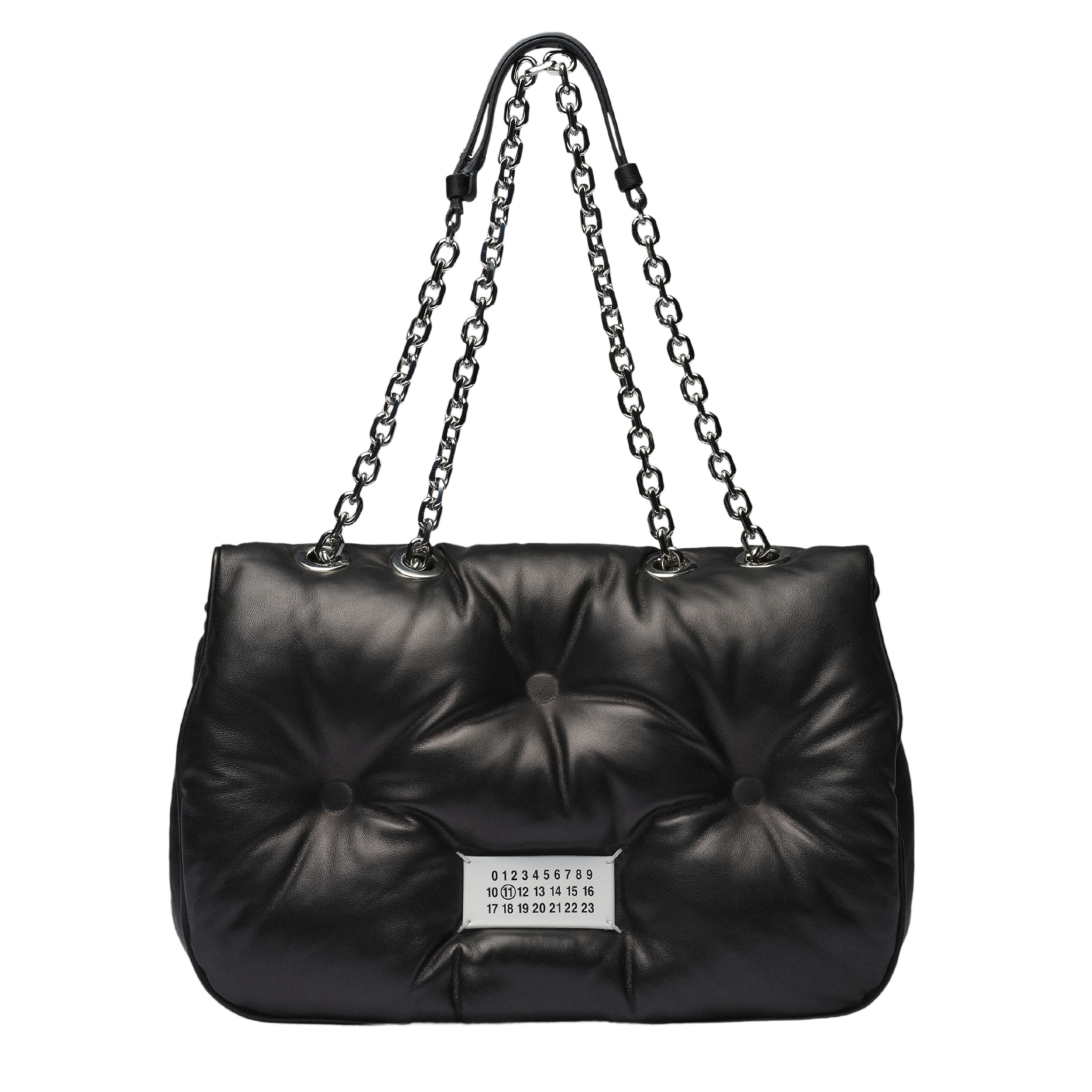 正規品 「グラム スラム」フラップ ミディアム ブラック S56WG0169P4300T8013 ショルダーバッグ カバン 韓国ファッション レザー