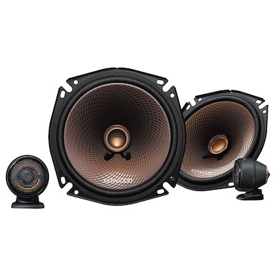 他サイト： ケンウッド 17cmセパレートカスタムフィット・スピーカー2本1組・ツィーター1組付属 KFCRS175Sの商品画像