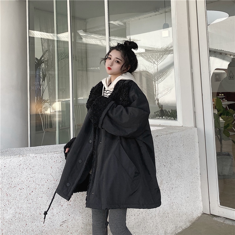 【送料無料】レディース 2カラー もこもこアウター ボアジャケット 2way アウター