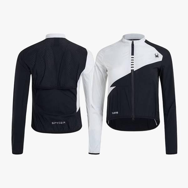 女性サイクルプロウェブカラーブロック軽量ジャケット SPIPCNJK552WBLK 709621