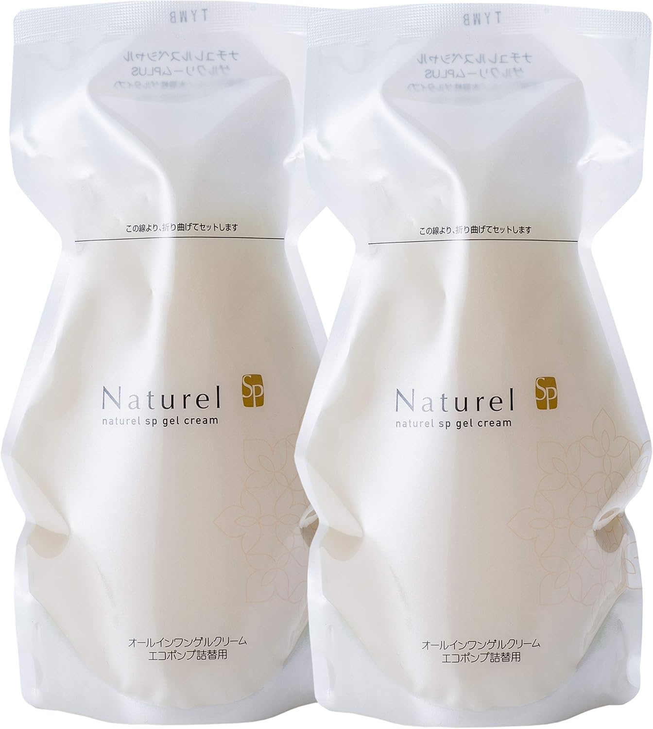 ナチュレルSPゲルクリームPLUS エコツインセット 詰替用550g×2個
