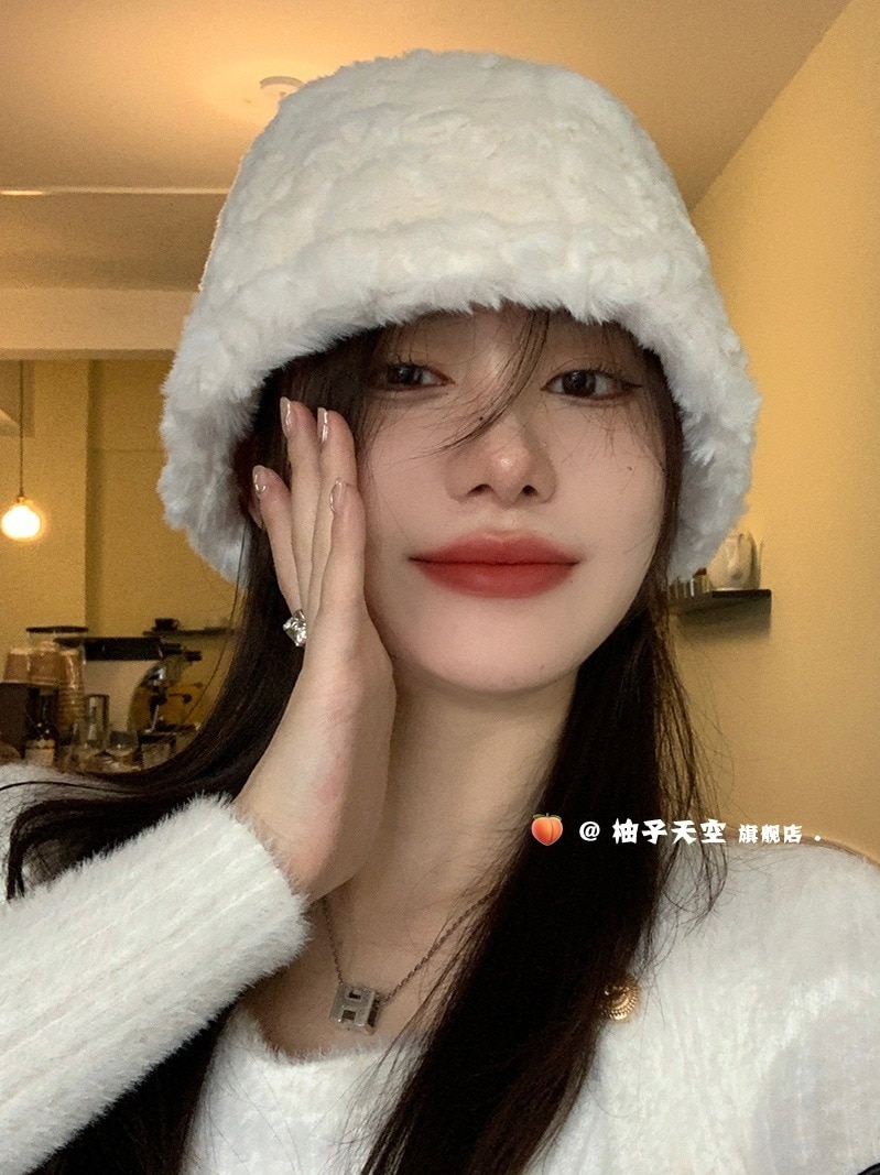 秋冬新作帽子 冬 ラムズウール ワッチ キャップ レディース 韓国 厚手 漁師帽子 保温 バケットハット 小顔効果 7,843円