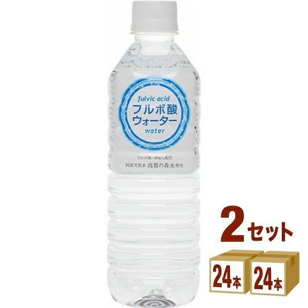 奥長良川名水 フルボ酸 ウォーター 500ml 2ケース (48本) 飲料 水 8,074円