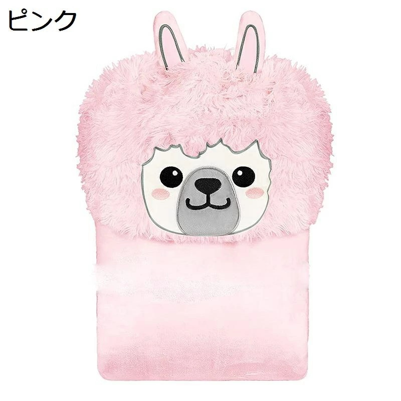 着る毛布 ブランケット かわいい ラマ柄 フード付き 防寒 冷え対策 保温 レディース メンズ パーカー ポンチョ ルームウェア パジャマ 大判 車 フリーサイズ 秋冬