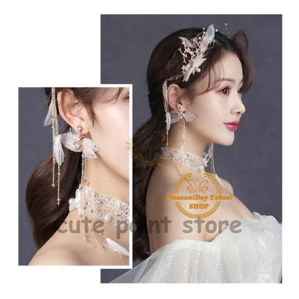 ウェディング小物 ブライダル小物 アクセサリー 2025新作 上品 ティアラ ネックレス ピアス/イヤリング 3点セット 結婚式 花嫁 パーティー 披露宴 二次会