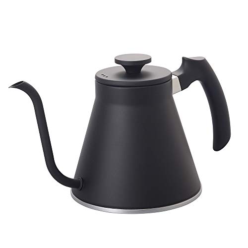 HARIO(ハリオ) V60ドリップケトルフィット ガス火IH対応 実用800ml マットブラック 日本製 プレゼント ギフト 贈り物 VKF-120-MB