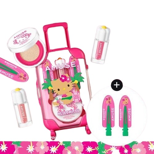 [タンニングハローキティ] クイックメイクミニキャリー（クール）限定版ハローキティコラボアイテム 5,170円