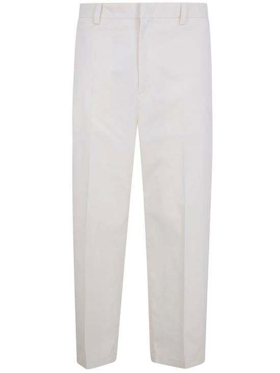 JIL SANDER Men Straight Pants J22KA0336 J45322 105 CHALK