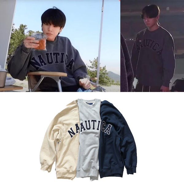 NAU BTS JUNGKOOK着用!! ARCH SWEAT SHIRTS 322