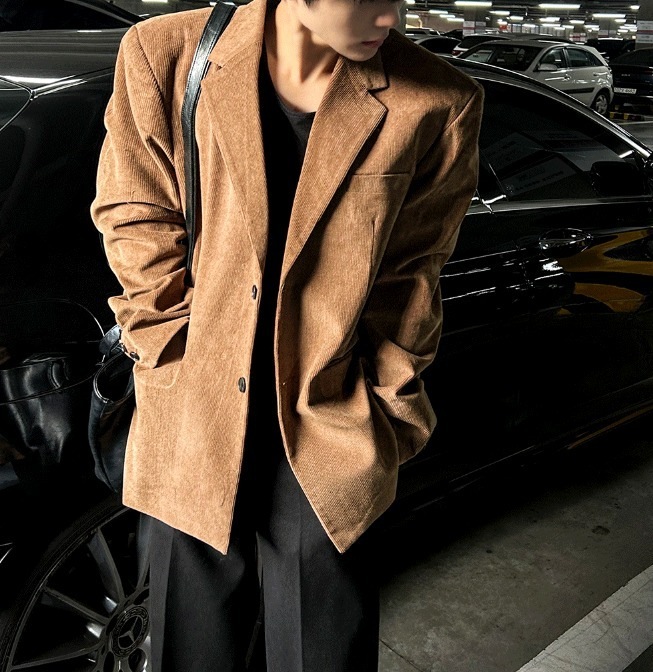 [COSYHARU公式] Corduroy Oversized Jacket