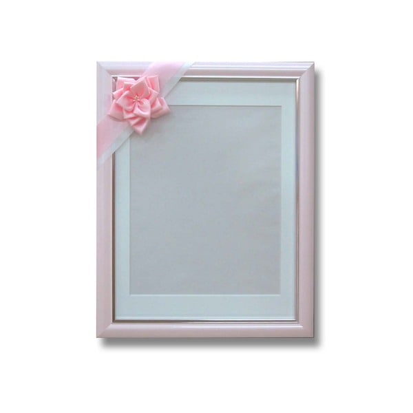 葬儀額 遺影額 ( さくら ) 前面：無反射ＰＥＴ 寸巾パール リボン付き 日本製 仏事用額 額縁 額 フレーム