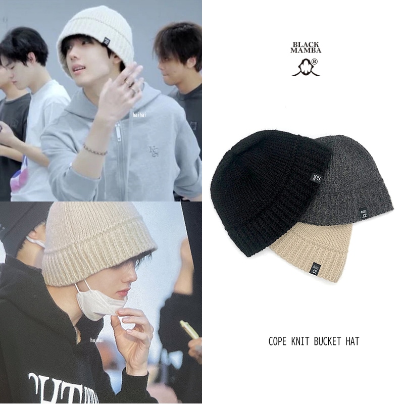 【NCT DREAM チソン着用】COPE KNIT BUCKET HAT