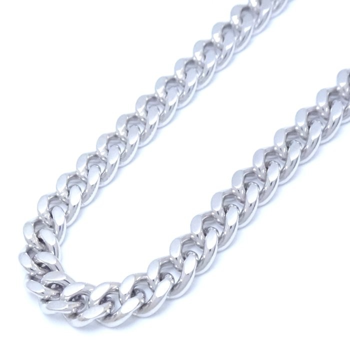 喜平ネックレス Pt850プラチナ 2面 シングル 50cm 50.6g/75969【中古】