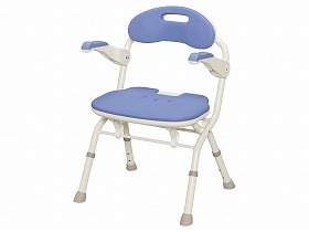 アロン化成 折りたたみシャワーベンチ FS ブルー 536051