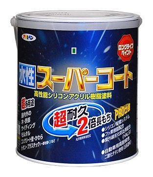 （まとめ買い）ペンキ 水性スーパーコート 水性多用途 ソフトオーカー 1.6L [x3缶セット]