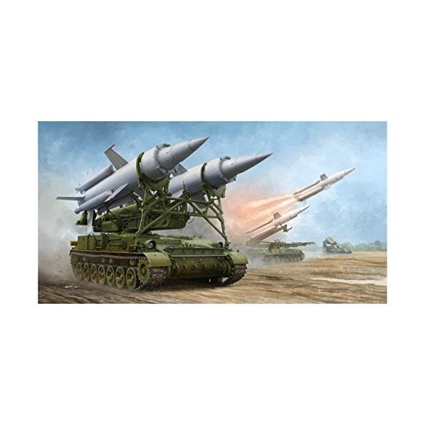Trumpeter 09523Model Kit Soviet 2K11A Tel w/9M8M Missile 1