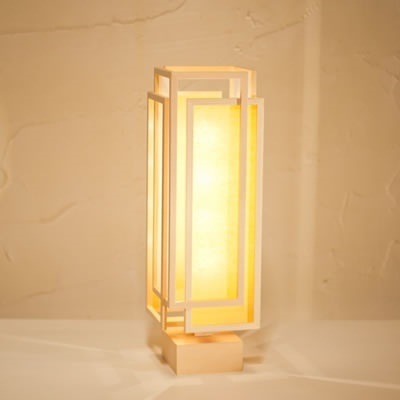 新洋電気 和風照明 和室 スタンドライト 旬 shun-L 白×山吹 A537-E【送料無料】