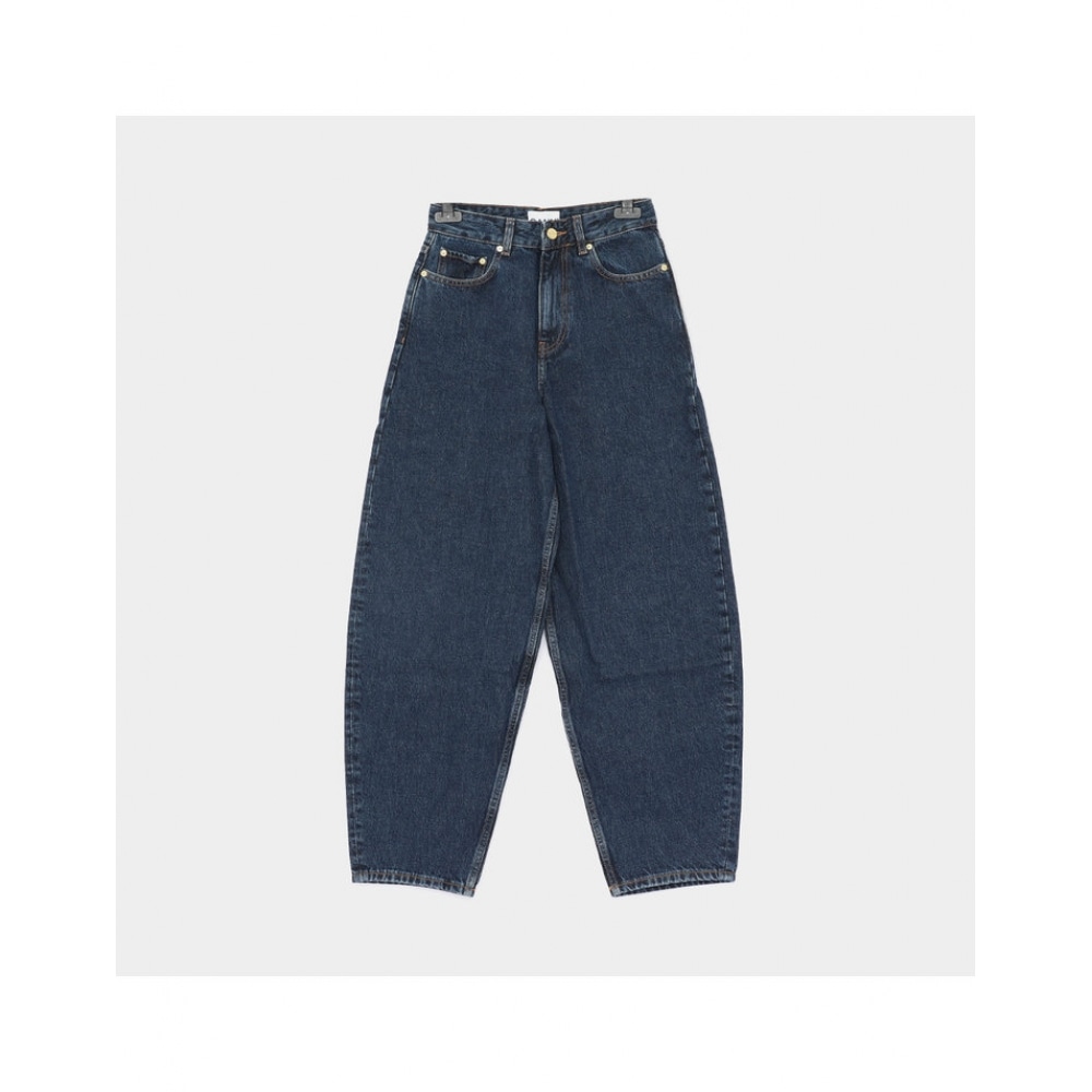 ガニー 25SS ポケットパッチロゴ スターリー カーブドレッグ デニム 女性パンツ J1640 568