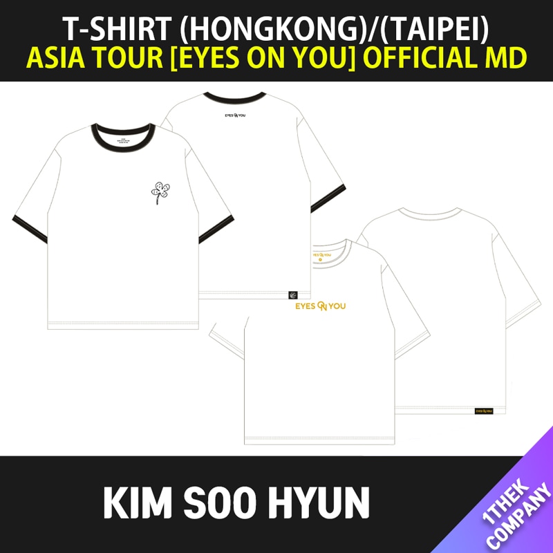 [選択]（T-SHIRT (HONGKONG)/(TAIPEI)）2024 KIM SOO HYUN ASIA TOUR [EYES ON YOU] OFFICIAL MD