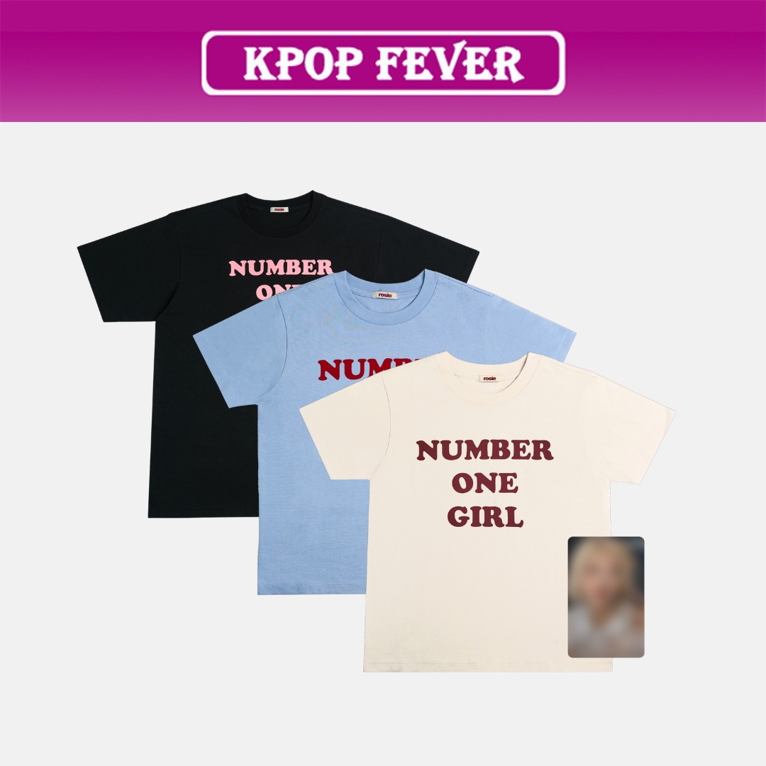 [online特典] BLACKPINK ROSE MD - ROSIE TOKYO POP UP / NUMBER ONE GIRL T-SHIRT