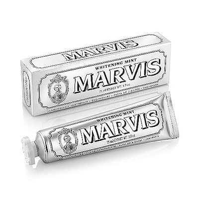 他サイト： MARVIS(マービス) ホワイト・ミント歯磨き粉 爽やかミント味 オーラルケア イタリア製 75mlの商品画像
