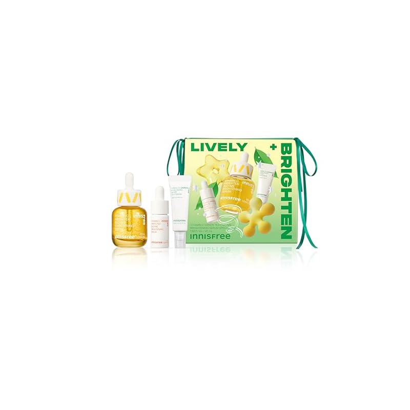 イニスフリー(innisfree) ホリデー ビタC グリーンティーエンザイム ブライト セラム スペシャルセット - 正規品