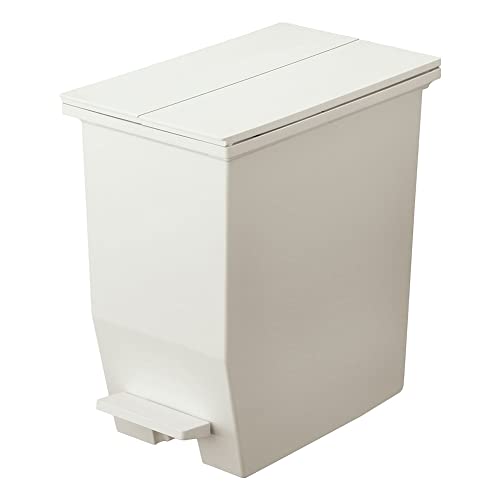 リス ゴミ箱 ペダル式 棚下 両開き ソロウ ペダルオープン ツイン 20L ホワイト 抗菌 防汚 加工 日本製 177425