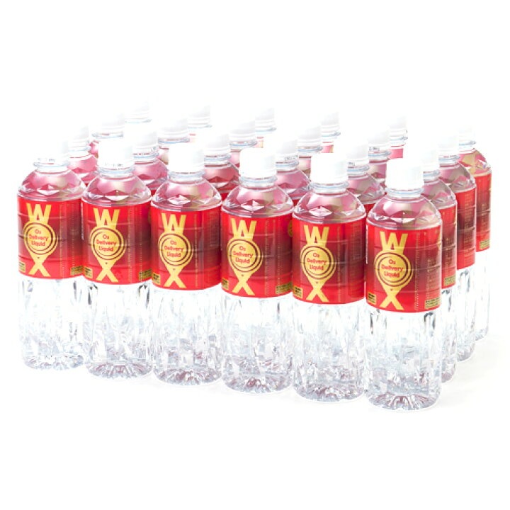 高濃度酸素リキッド WOX ウォックス 500ml×24本 1ケース 酸素水 酸素補給水