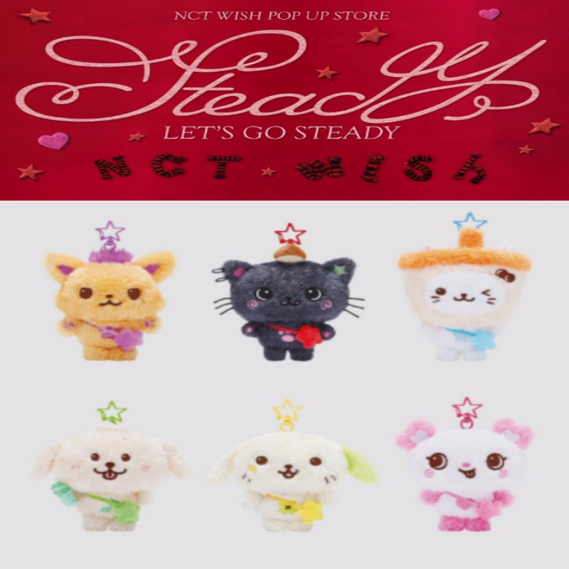 NCT WISH - 05 WISH DOLL / 2024 NCT WISH [LET’S GO STEADY] 2ND OFFICIAL MD