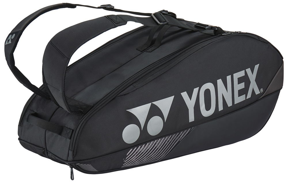 ヨネックス YO-BAG2402R-007 ラケットバッグ6(ラケット6本入れ)（ブラック） YOBAG2402R007