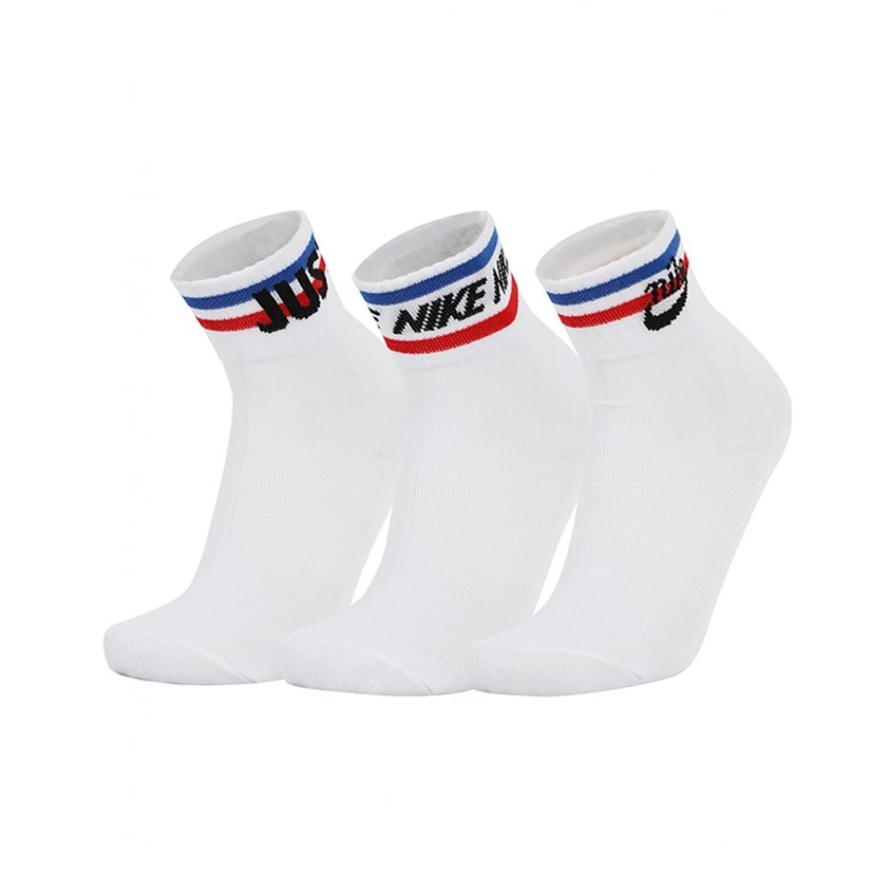 ナイキスポーツソックス日常必需品アンクルソックス 3 パック