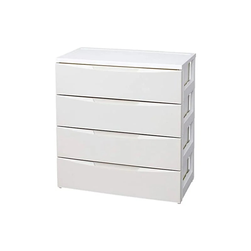 【即納】アイリスオーヤマ チェスト ルーム 4段 日本製 幅72奥行41.5高さ80.5cm ホワイト / アイボリー 白 プラスチック RC-724