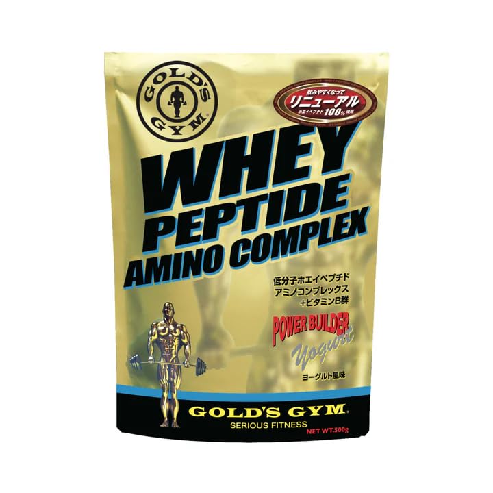 ゴールドジム GOLDS GYM ホエイ ペプチド アミノコンプレックス ヨーグルト 風味 500g