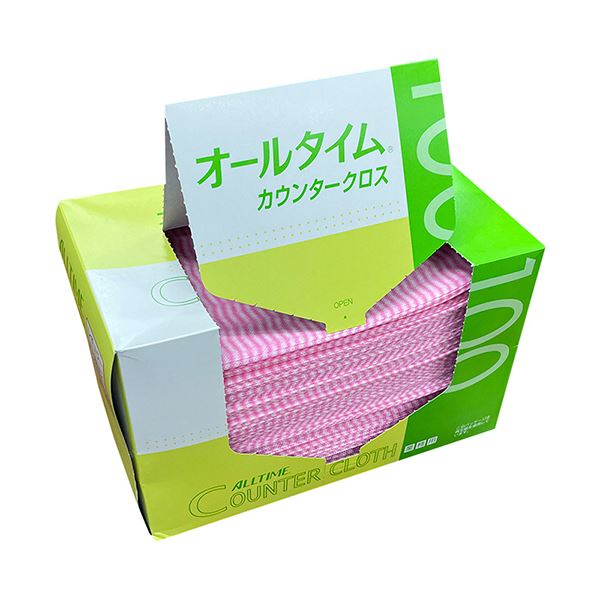 （まとめ） 東京メディカル カウンタークロスレギュラータイプ ピンク FT101N 1箱（100枚） (5セット)