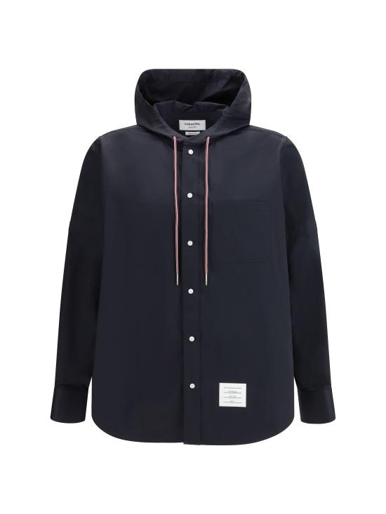 THOM BROWNE Men Shirts MWL432OF1066 415 NAVY