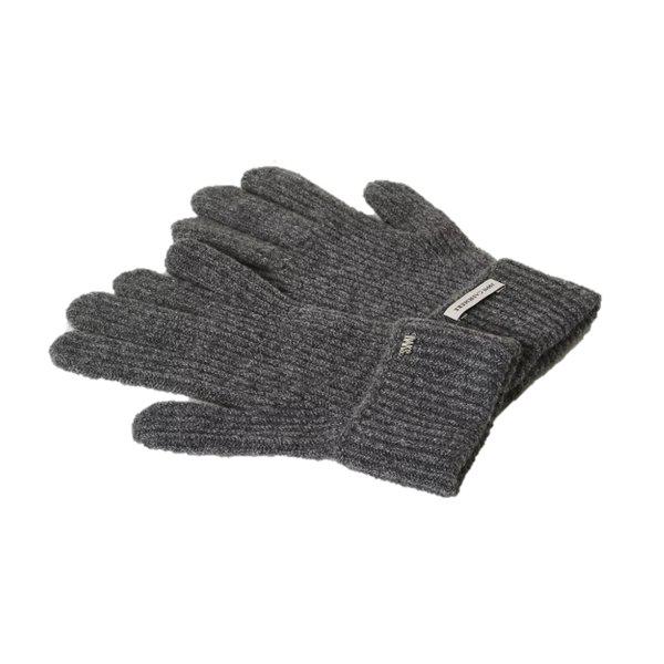 グレーロゴカシミア男性用手袋DCGV5F830_s