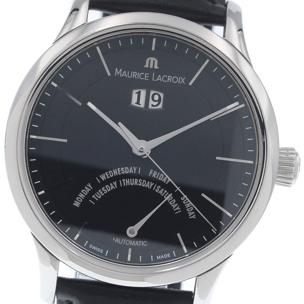モーリスラクロア MAURICE LACROIX LC6358-SS001-33E レ・クラシック デイ レトログラード 自動巻き メンズ 良品 _957130【中古】