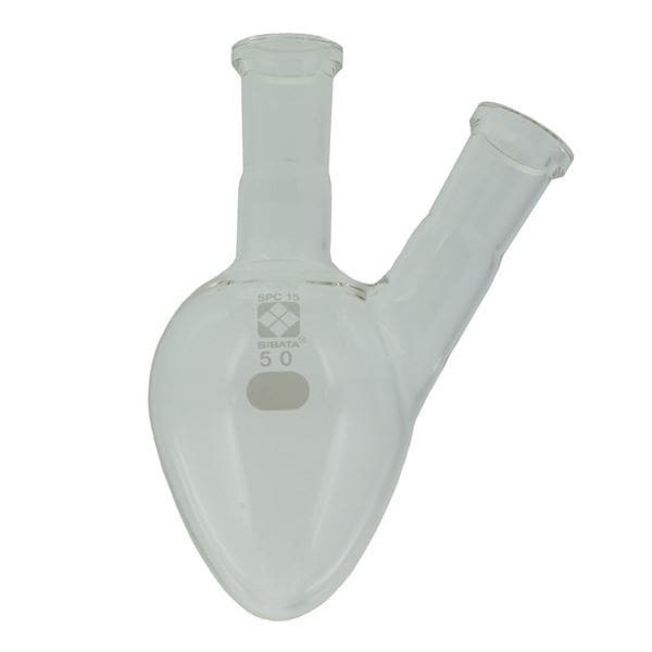 [柴田科学]SPC二口梨形フラスコ 100mL